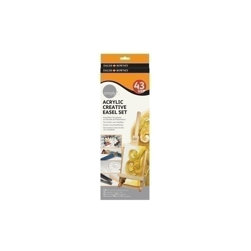D126500201-PINTURA DALER ROWNEY EASEL SET precio por 1 unidades