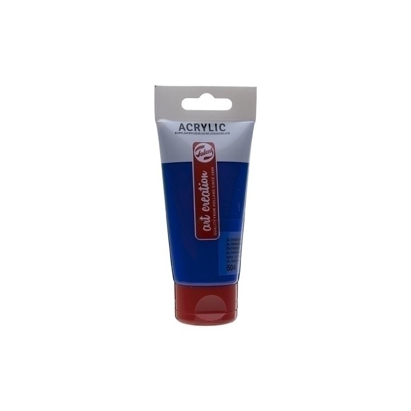 3511504M-PINTURA ACRIL.TALENS 75 ml AZUL ULTRA. precio por 3 unidades
