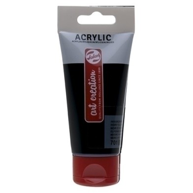 3511701M-PINTURA ACRIL.TALENS 75 ml NEGRO MARFIL precio por 3 unidades