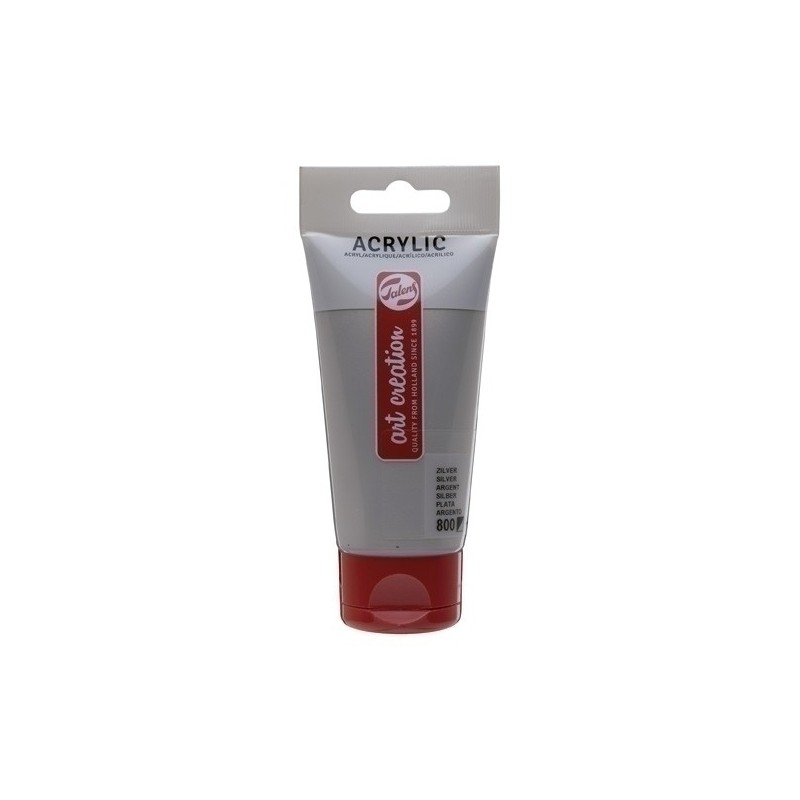 3511800M-PINTURA ACRIL.TALENS 75 ml PLATA precio por 3 unidades