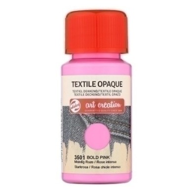 402435010-PINTURA TELA TALENS OPACA 50ml ROSA precio por 1 unidades