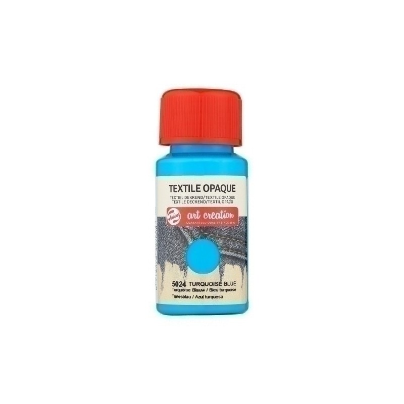 402450240-PINTURA TELA TALENS OPACA 50ml TURQUESA precio por 1 unidades