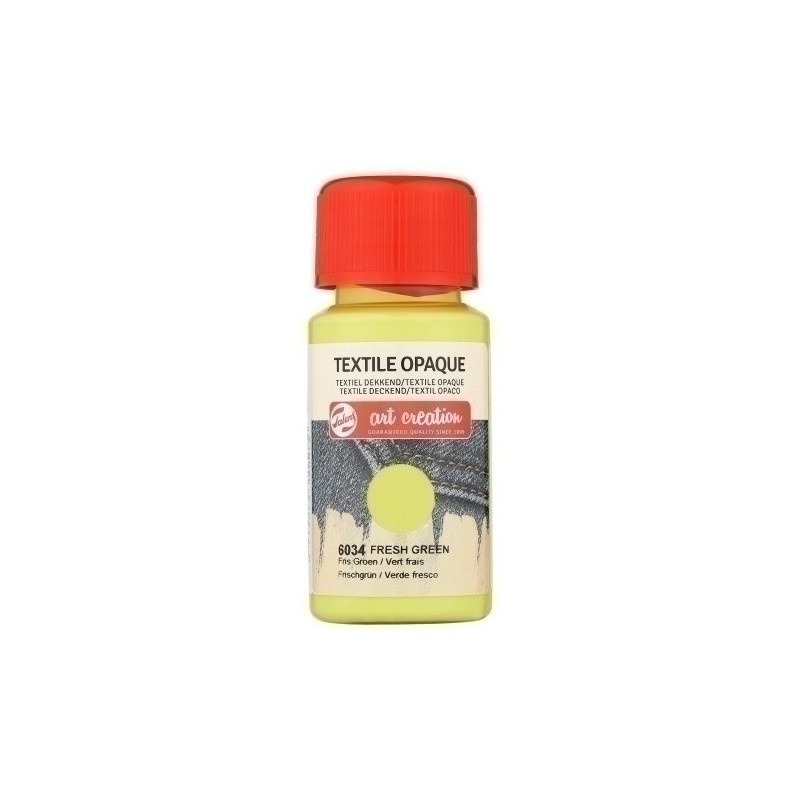 402460340-PINTURA TELA TALENS OPACA 50ml VERDE precio por 1 unidades