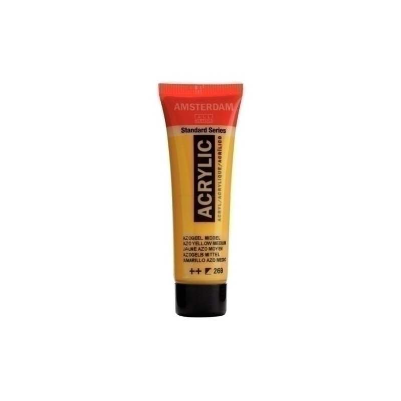 17042690-PINTURA ACRIL.AMSTERDAM  20 ml AZO AMARI precio por 3 unidades