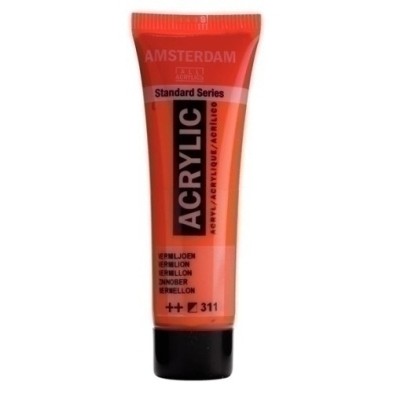 17043110-PINTURA ACRIL.AMSTERDAM  20 ml BERMELLON precio por 3 unidades