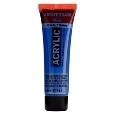 17045120-PINTURA ACRIL.AMSTERDAM  20 ml AZUL COBA precio por 3 unidades