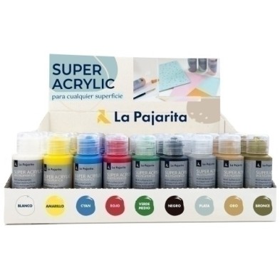 090914-PINTURA ACRIL.PAJARITA 60 ml SURT. EX.54 precio por 1 unidades