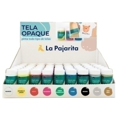 090916C-PINTURA TELA PAJARITA 35 ml SURT. EXP.54 precio por 1 unidades