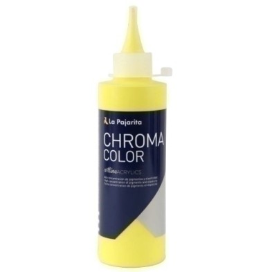 124047-PINTURA ACRIL.PAJARITA CHROMA 20 ml AMAR precio por 3 unidades