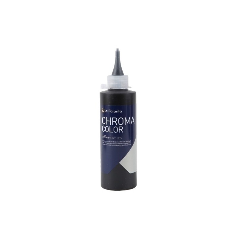 100147-PINTURA ACRIL.PAJARITA CHROMA 20 ml NEGR precio por 3 unidades