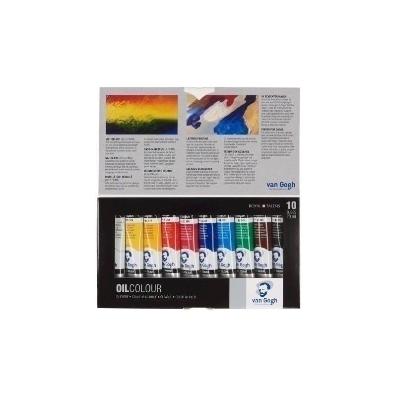 02820410-PINTURA OLEO VAN GOGH 20 ml ESTUCHE 10 precio por 1 unidades