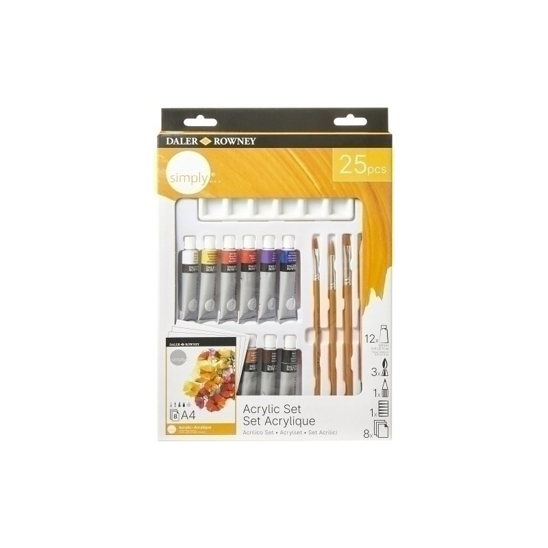 D126500410-PINTURA DALER ROWNEY SIMPLY SET.25 precio por 1 unidades