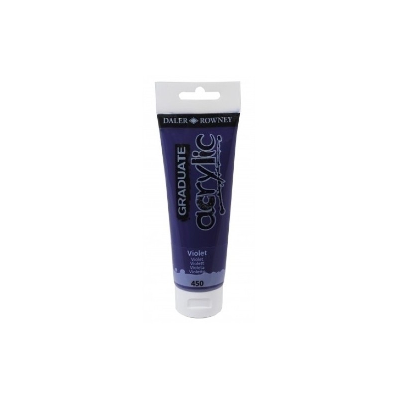 D123120450-PINTURA DALER ROWNEY GRADUATE 120ml VIOL precio por 3 unidades