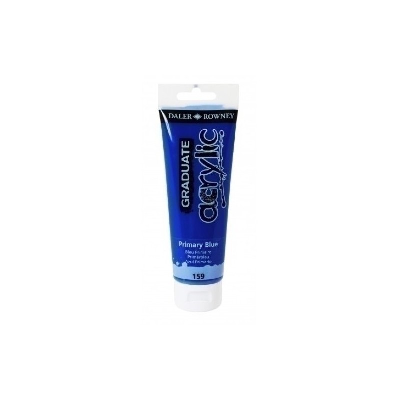 D123120159-PINTURA DALER ROWNEY GRADUATE 120ml AZUL precio por 3 unidades