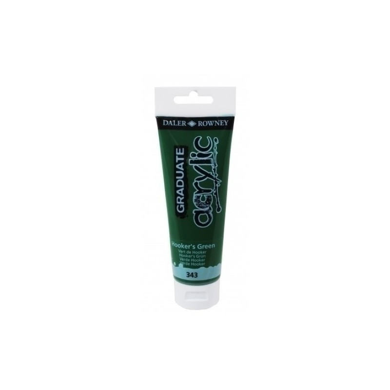 D123120343-PINTURA DALER ROWNEY GRADUATE 120ml VERD precio por 3 unidades