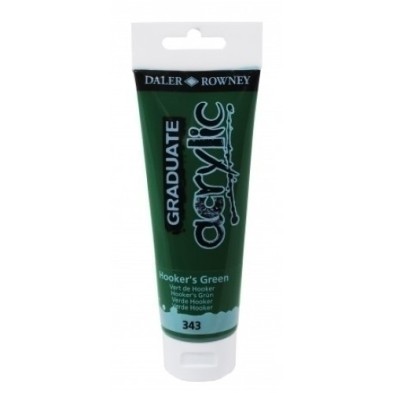D123120343-PINTURA DALER ROWNEY GRADUATE 120ml VERD precio por 3 unidades
