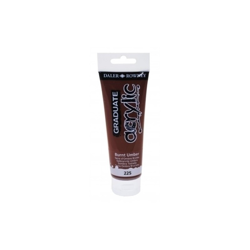D123120225-PINTURA DALER ROWNEY GRADUATE 120ml BURN precio por 3 unidades