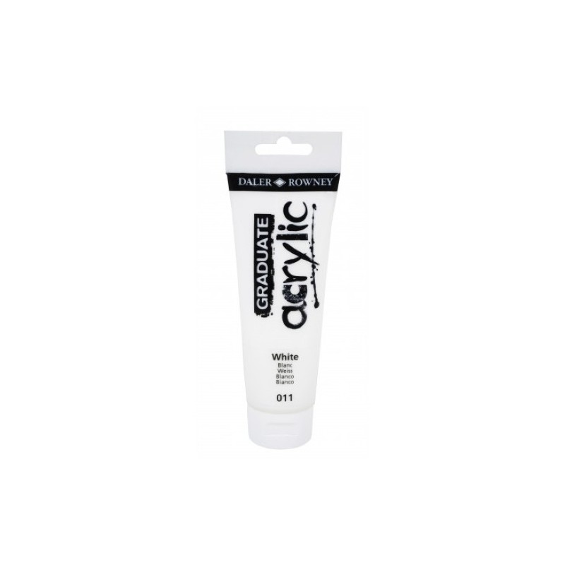 D123120011-PINTURA DALER ROWNEY GRADUATE 120ml BLAN precio por 3 unidades