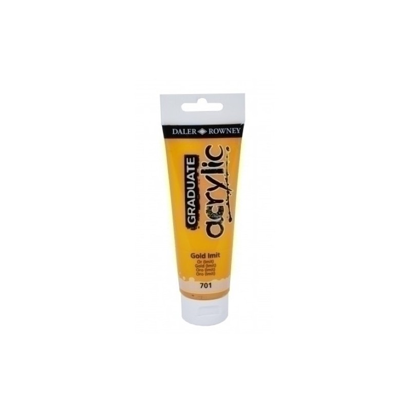 D123120701-PINTURA DALER ROWNEY GRADUATE 120ml GOLD precio por 3 unidades
