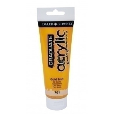 D123120701-PINTURA DALER ROWNEY GRADUATE 120ml GOLD precio por 3 unidades