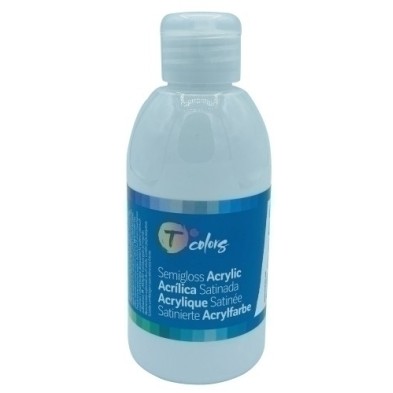 34443-PINTURA ACRIL.TCOLORS 250 ml BLANCO precio por 1 unidades