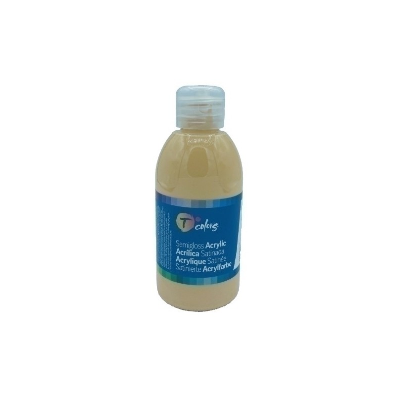 34445-PINTURA ACRIL.TCOLORS 250 ml SAMON/CARNE precio por 1 unidades