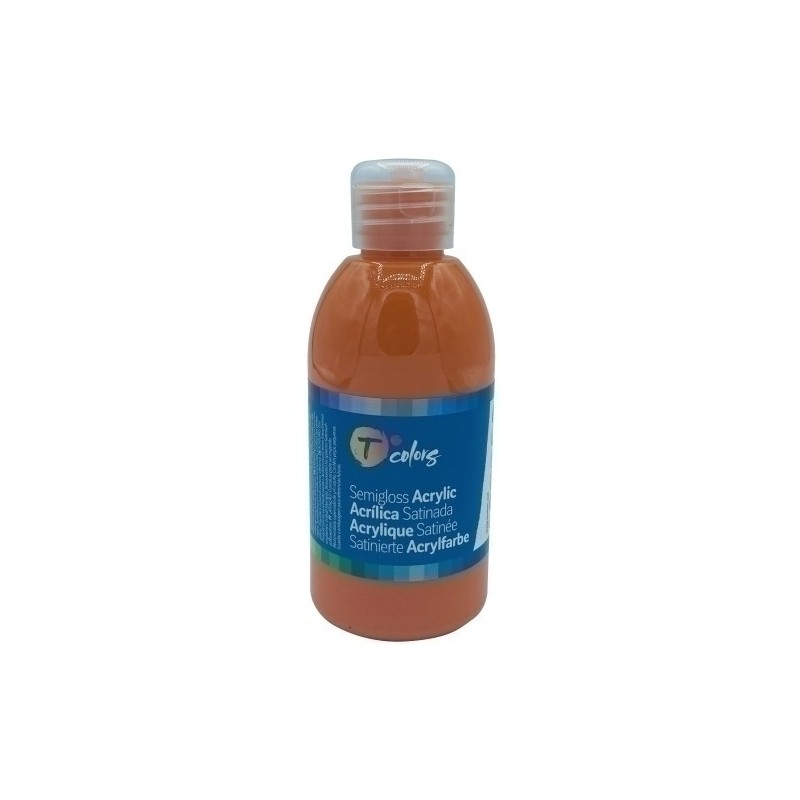 34446-PINTURA ACRIL.TCOLORS 250 ml NARANJA precio por 1 unidades