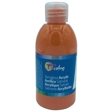 34446-PINTURA ACRIL.TCOLORS 250 ml NARANJA precio por 1 unidades