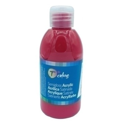 34447-PINTURA ACRIL.TCOLORS 250 ml ROJO precio por 1 unidades