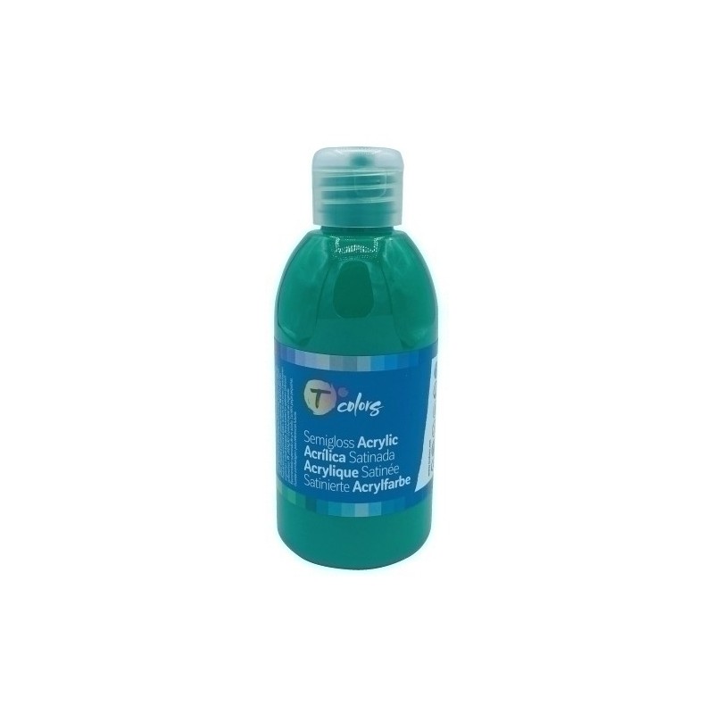 35411-PINTURA ACRIL.TCOLORS 250 ml VERDE precio por 1 unidades