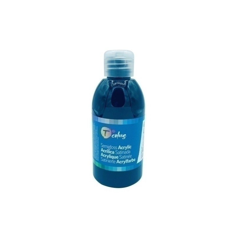 35415-PINTURA ACRIL.TCOLORS 250 ml NEGRO precio por 1 unidades