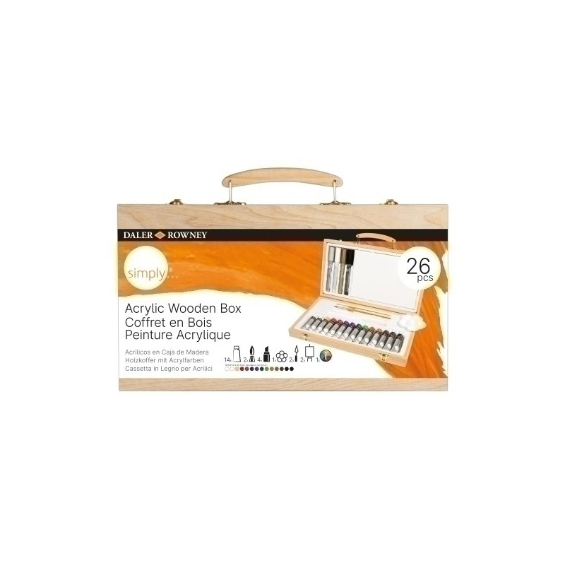 D12650055000-PINTURA DALER ROWNEY SIMPLY CAJA 26 precio por 1 unidades