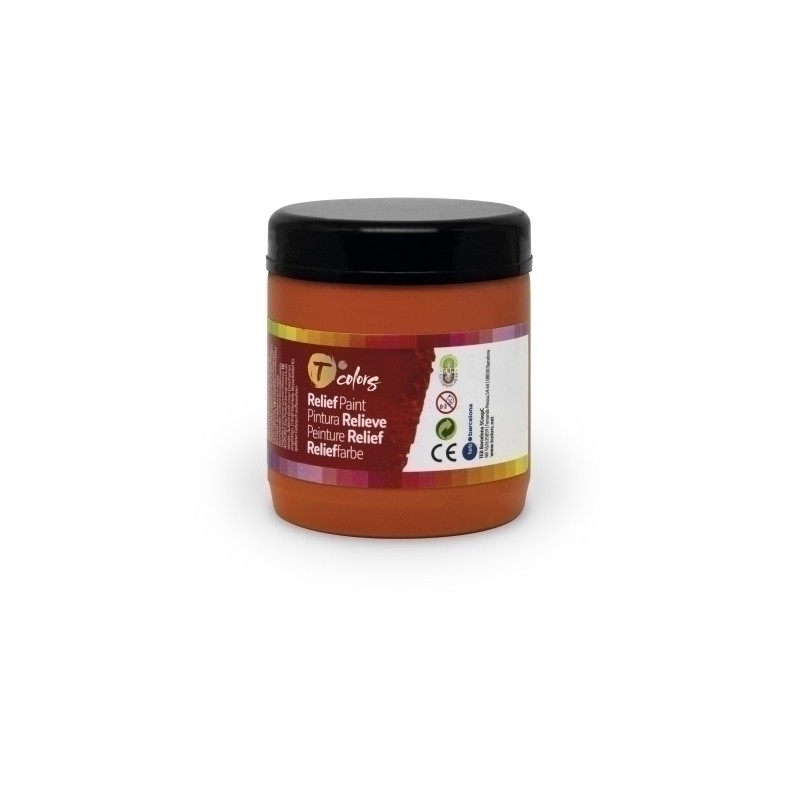 52330-PINTURA PATE.TCOLORS 250 ml NARANJA precio por 3 unidades