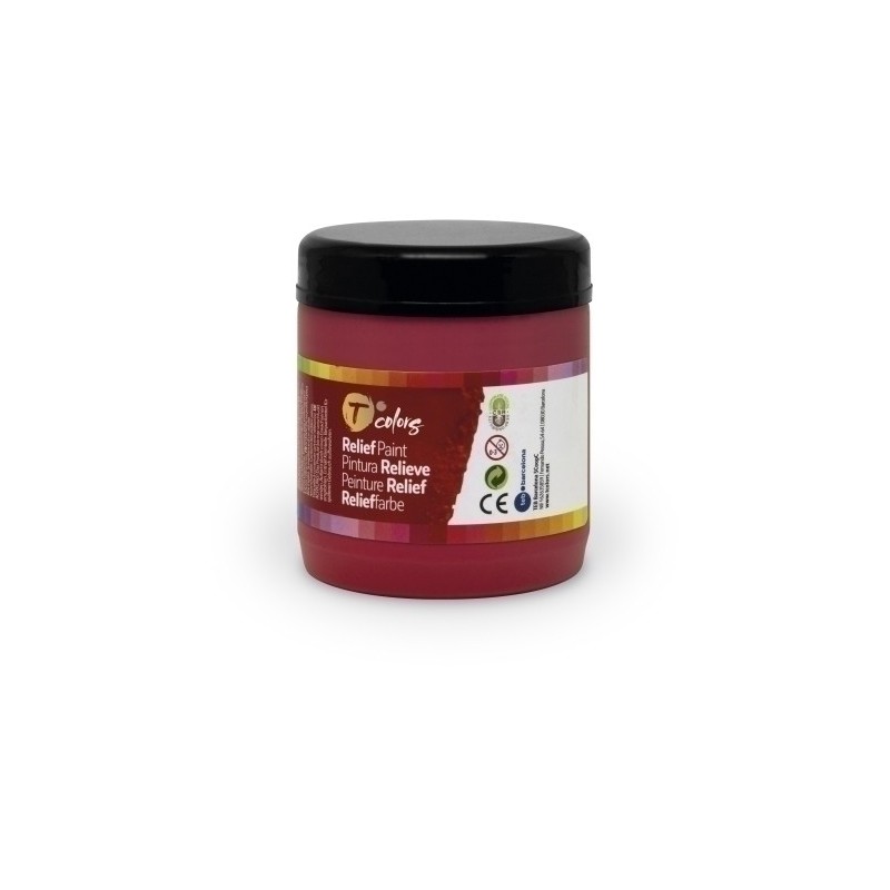 52331-PINTURA PATE.TCOLORS 250 ml ROJO precio por 3 unidades