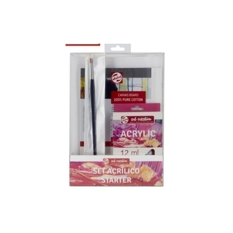 PO200400-PINTURA ACRILICA TALENS SET STARTER precio por 1 unidades