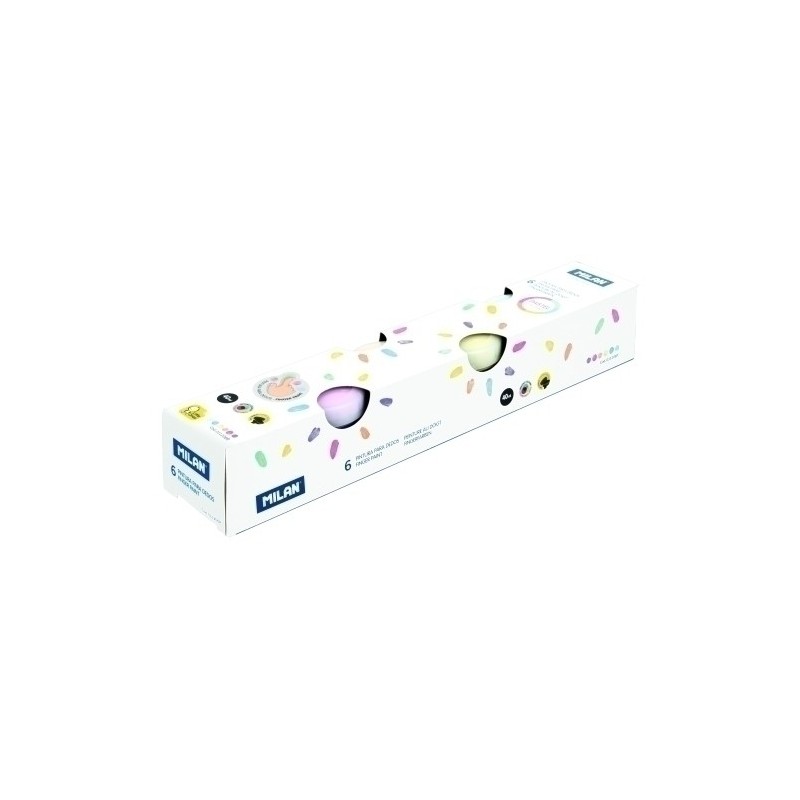 031206P-PINTURA DEDOS MILAN 40 ml PASTEL C/6 precio por 1 unidades