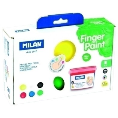 031C306-PINTURA DEDOS MILAN 40 ml SURTIDO C/6 precio por 1 unidades