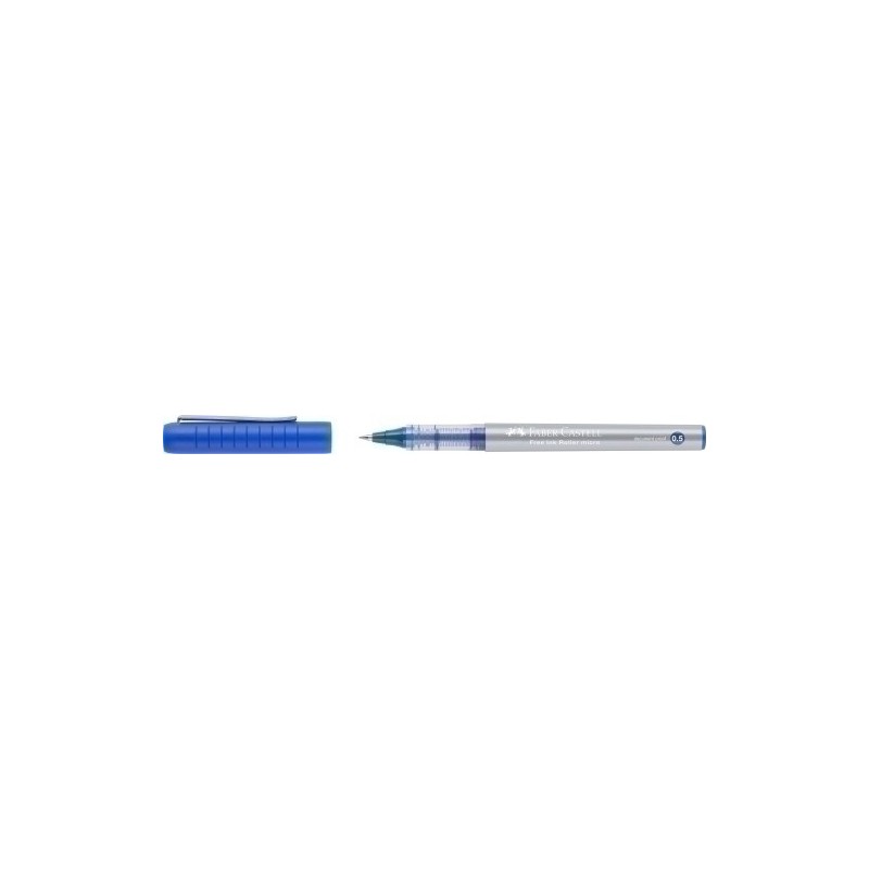 348501-ROLLER T.LIQ. FABER FREE INK 0.5 AZUL precio por 12 unidades