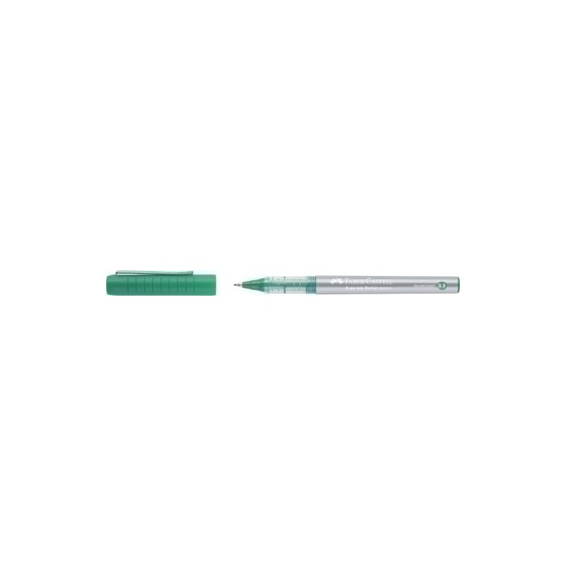 348504-ROLLER T.LIQ. FABER FREE INK 0.5 VERDE precio por 12 unidades