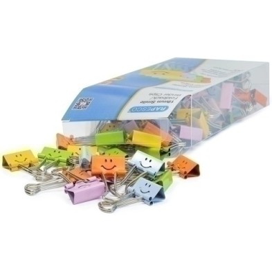 1428-PINZA ABATIBLE RAPESCO COLOR 19 mm C/80 precio por 1 unidades