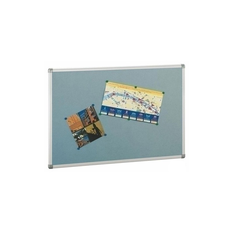601T-3G-TABLERO CORCHO TAP M. ALUMINIO 90X120 GR precio por 1 unidades