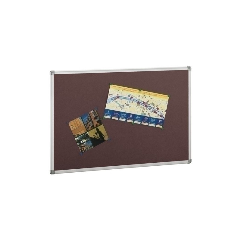 601T-3B-TABLERO CORCHO TAP M. ALUMINIO 90X120 BU precio por 1 unidades