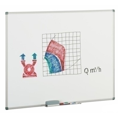 11-6-PIZARRA BLANC M. ALUMINIO 122X244 precio por 1 unidades