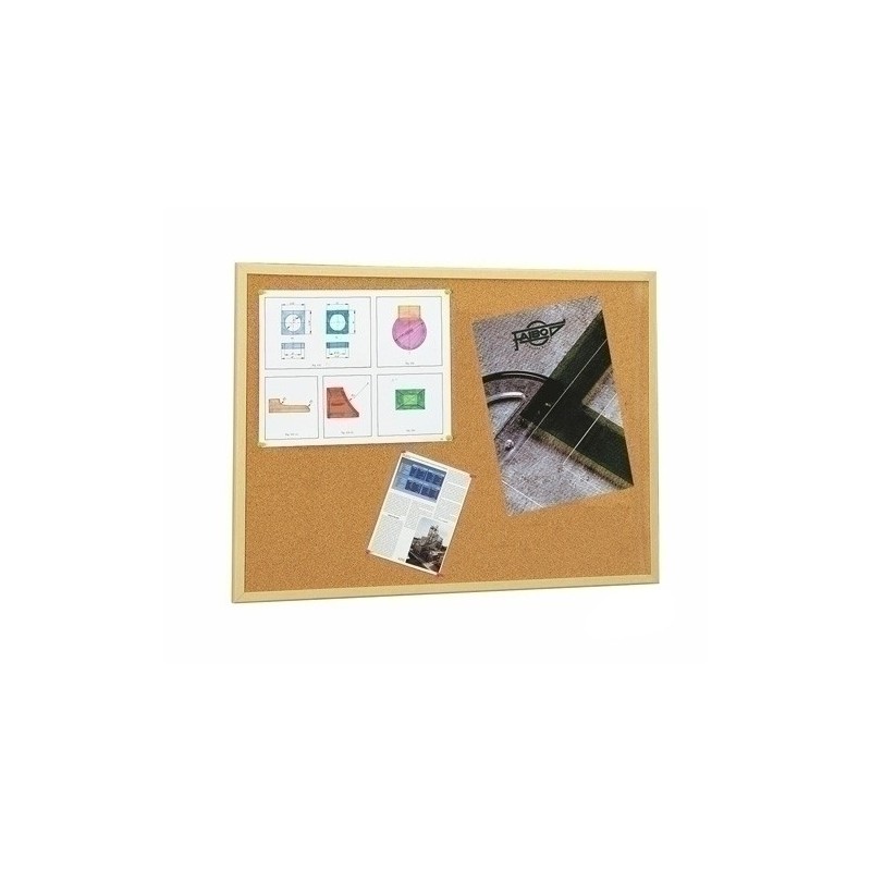 607-4-TABLEROS CORCHO MARCO MELAMINA 60X120 precio por 1 unidades