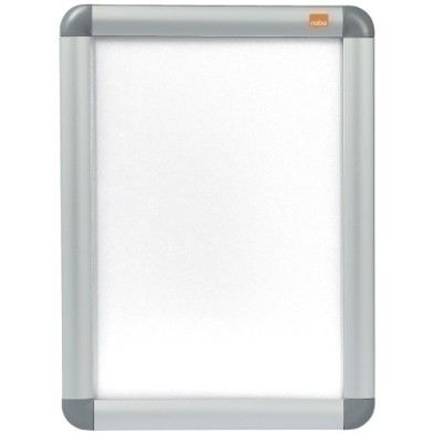 1902214-PORTAPOSTER NOBO MURAL MARCO CLIP A4 precio por 1 unidades