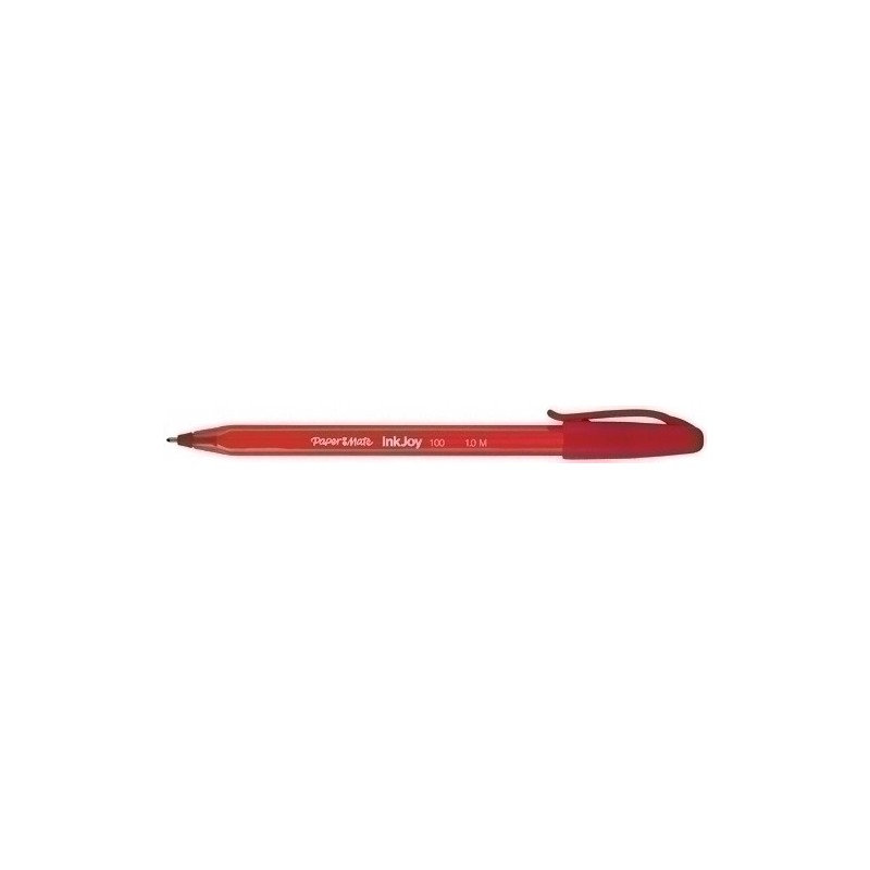 S0957140-BOLIGRAFO PAPER MATE INKJOY 100 CAP ROJO