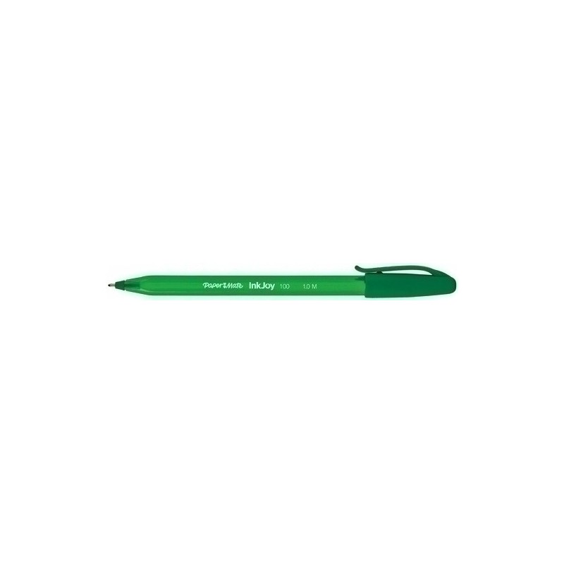 S0957150-BOLIGRAFO PAPER MATE INKJOY 100 CAP VERD