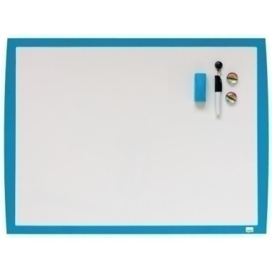 2104176-PIZARRA BLCA.MAGN.NOBO 430x585 AZUL precio por 1 unidades