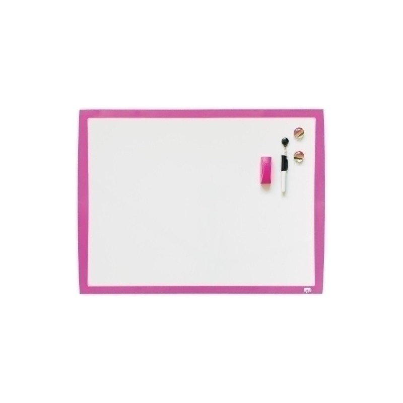 2104177-PIZARRA BLCA.MAGN.NOBO 430x585 FUCS precio por 1 unidades