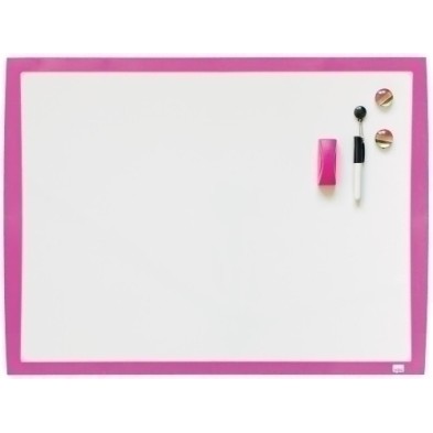 2104177-PIZARRA BLCA.MAGN.NOBO 430x585 FUCS precio por 1 unidades